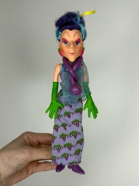 Vintage 1982 Sour Grapes Doll Villian Strawberry Shortcake 80s American Greeting